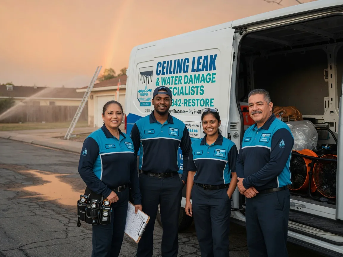 Ceiling Leak Cleanup company in Falls City, TX